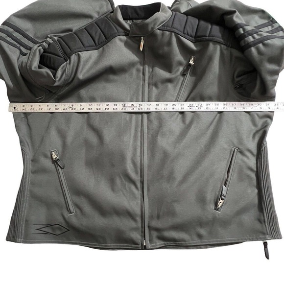 Power Trip Motorcycle 3XL Polyester Jacket Armored Padded Back Elbows Black - Picture 11 of 12